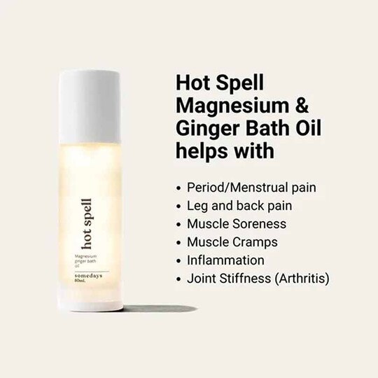 Hot Spell Magnesium Ginger Bath Oil, SDY